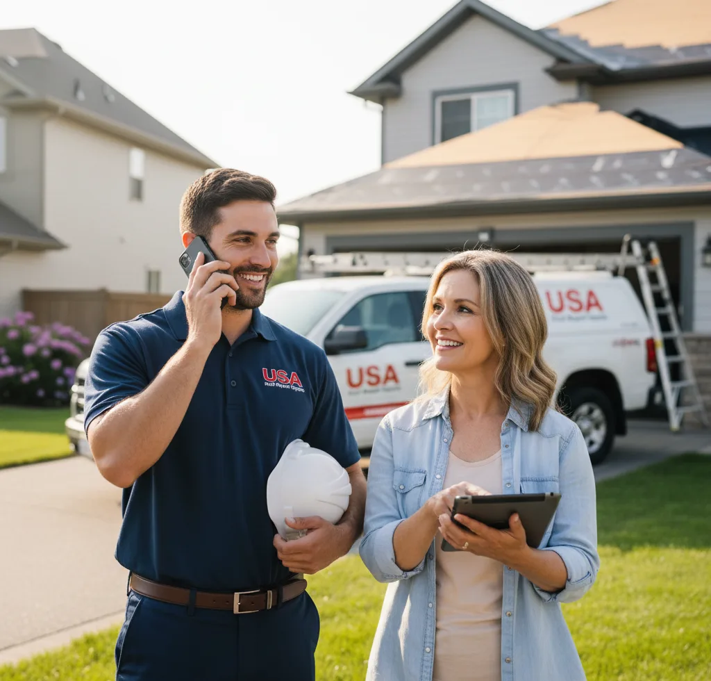 USA Roof Repair Experts customer support in Rosedale